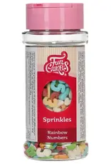 FunCakes FunCakes Sprinkle Mix Regenboog Nummers 50 g FunCakes FunCakes Sprinkle Mix Regenboog Nummers 50 g