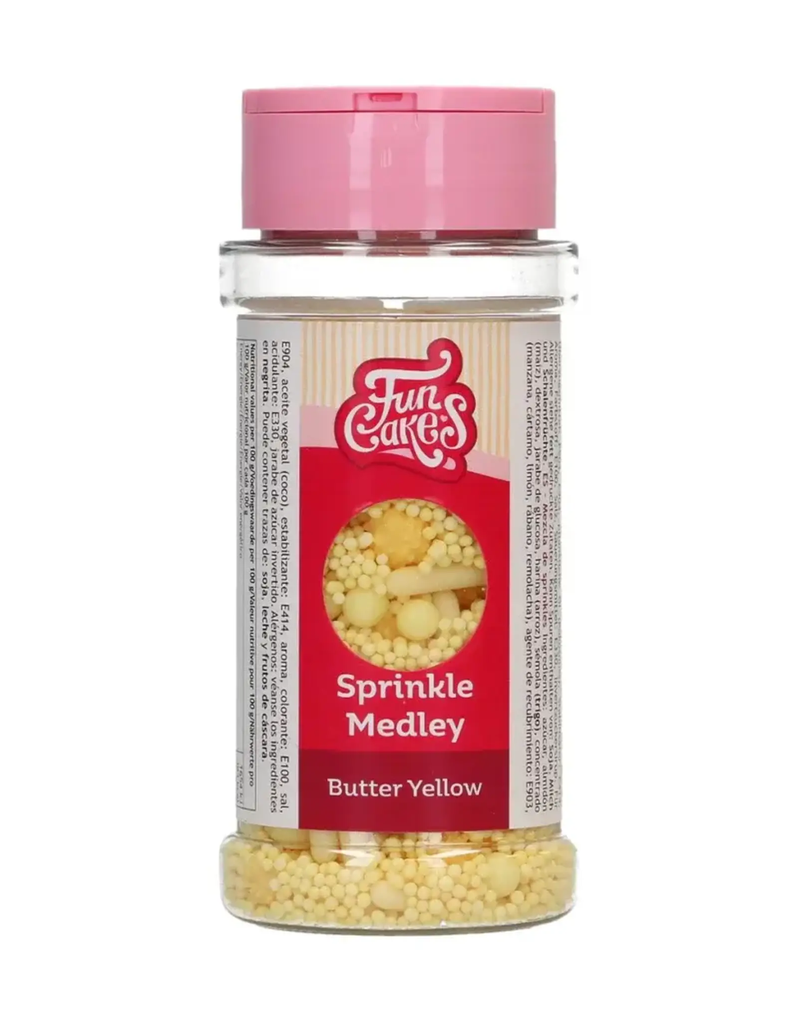 FunCakes FunCakes Sprinkle Medley Butter Yellow 70 g