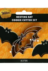 Wilton Wilton Nesting Koekjesuitsteker Vleermuis Set/3 Wilton Wilton Nesting Koekjesuitsteker Vleermuis Set/3
