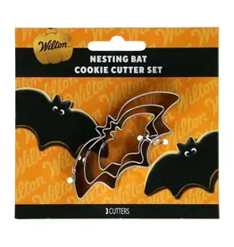 Wilton Wilton Nesting Koekjesuitsteker Vleermuis Set/3