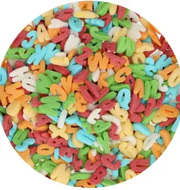 FunCakes Sprinkle Mix Regenboog Letters 50 g