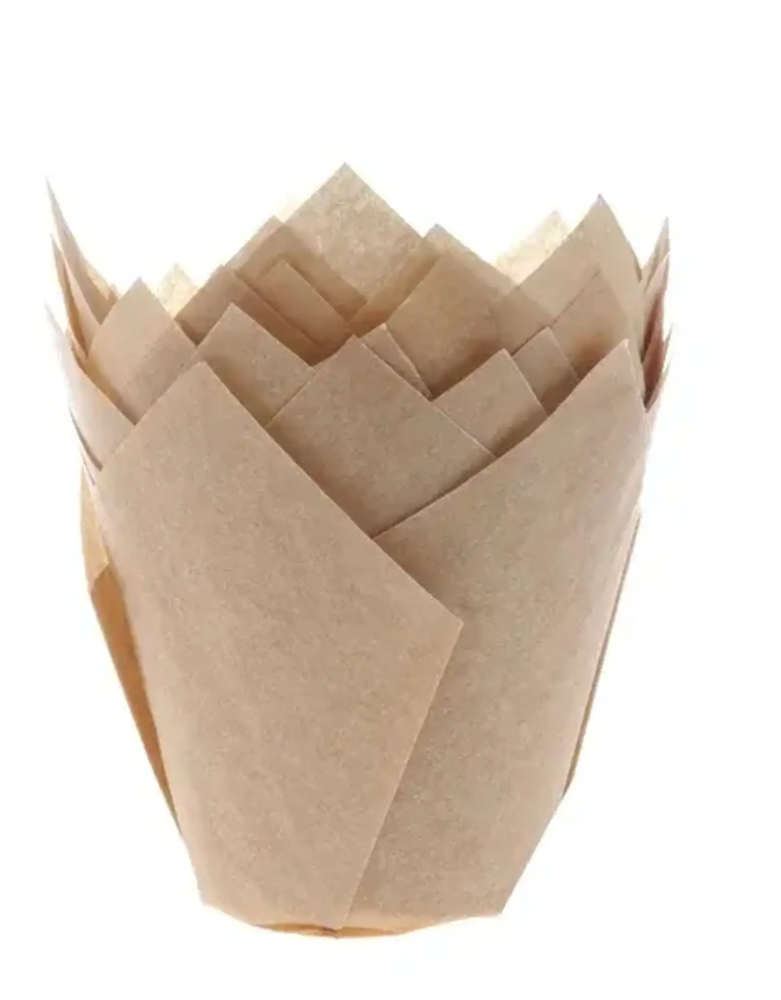 House of Marie House of Marie Muffin Cups Tulp Kraft pk/36