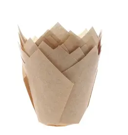 House of Marie Muffin Cups Tulp Kraft pk/36