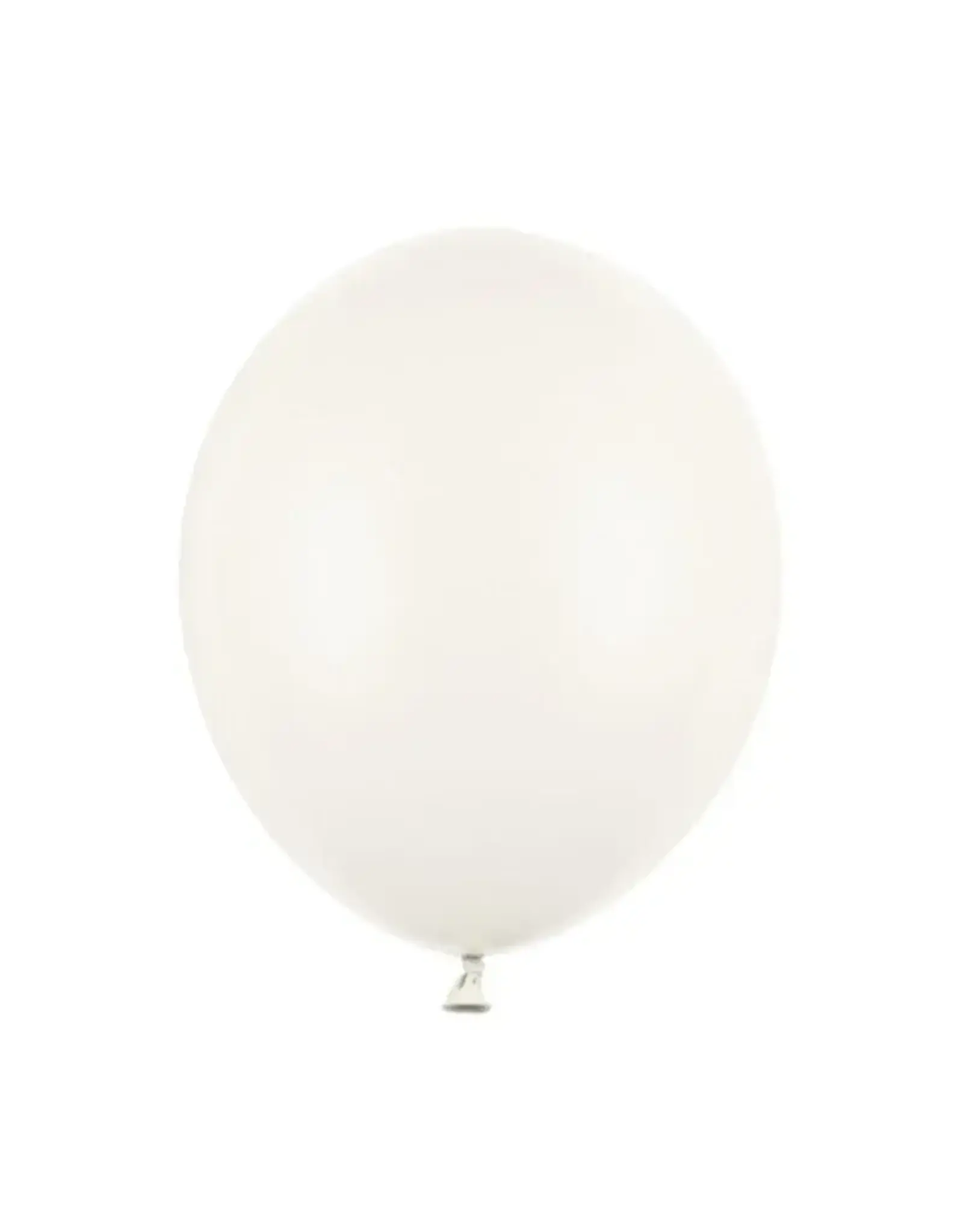 PartyDeco PartyDeco Stevige Ballonnen Wit 12 cm pk/100