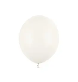 PartyDeco PartyDeco Stevige Ballonnen Wit 12 cm pk/100