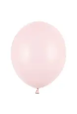PartyDeco PartyDeco Stevige Ballonnen Roze 12 cm pk/100