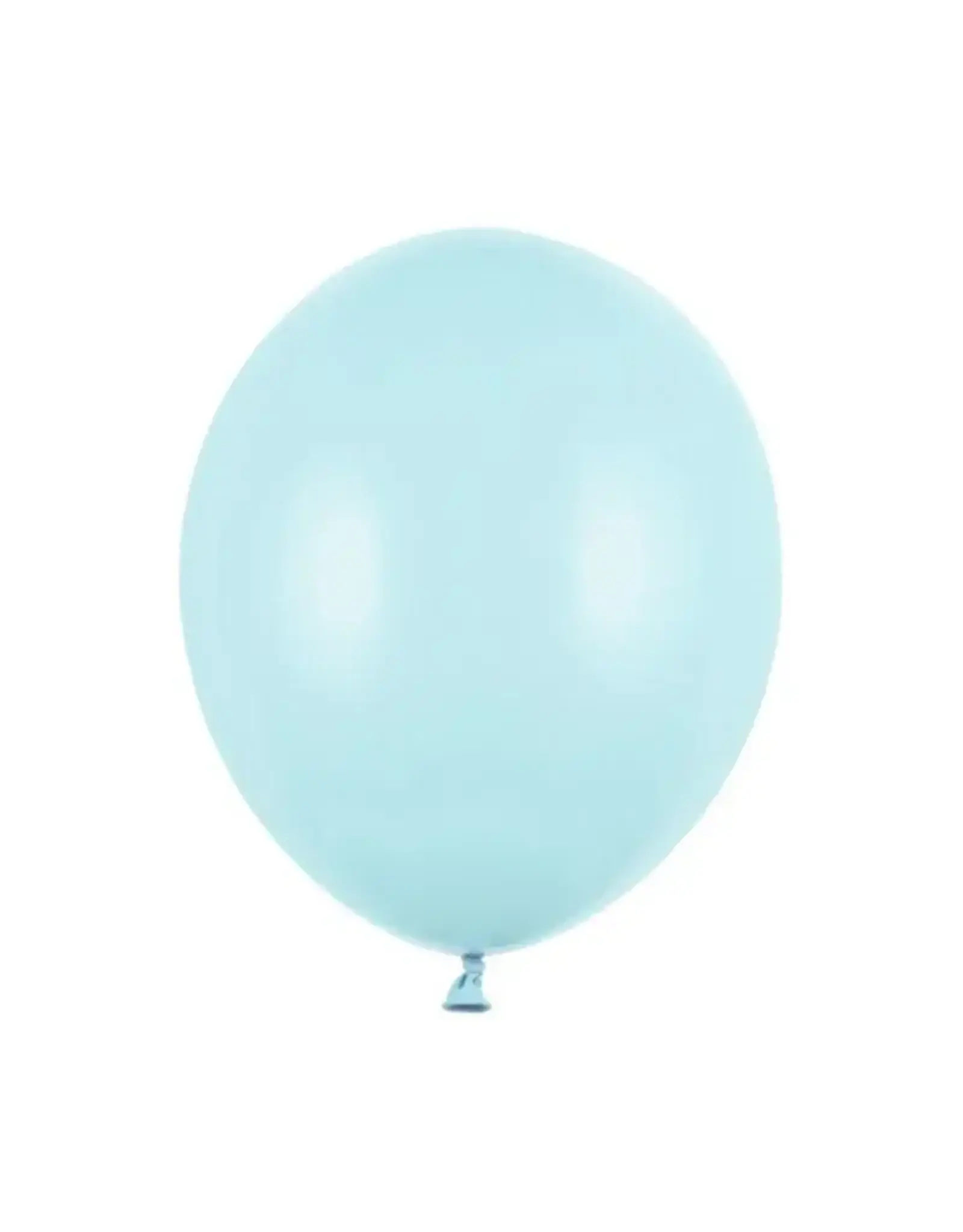 PartyDeco PartyDeco Stevige Ballonnen Blauw 12 cm pk/100