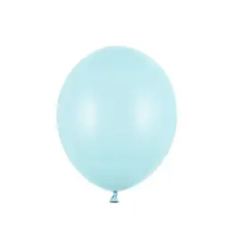 PartyDeco PartyDeco Stevige Ballonnen Blauw 12 cm pk/100
