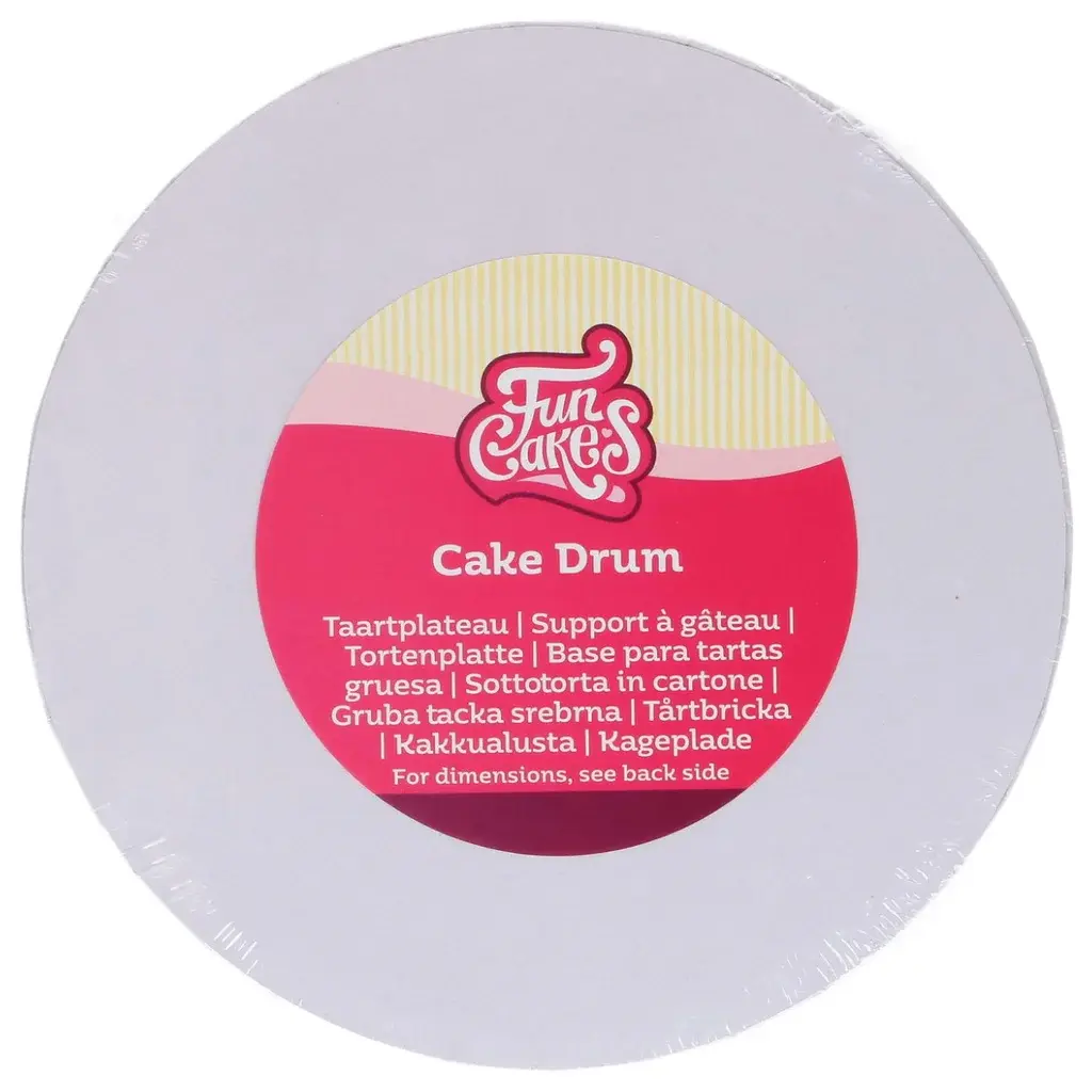 Cake Drums Bestellen - Cake Drum Rond 25 cm Licht Blauw