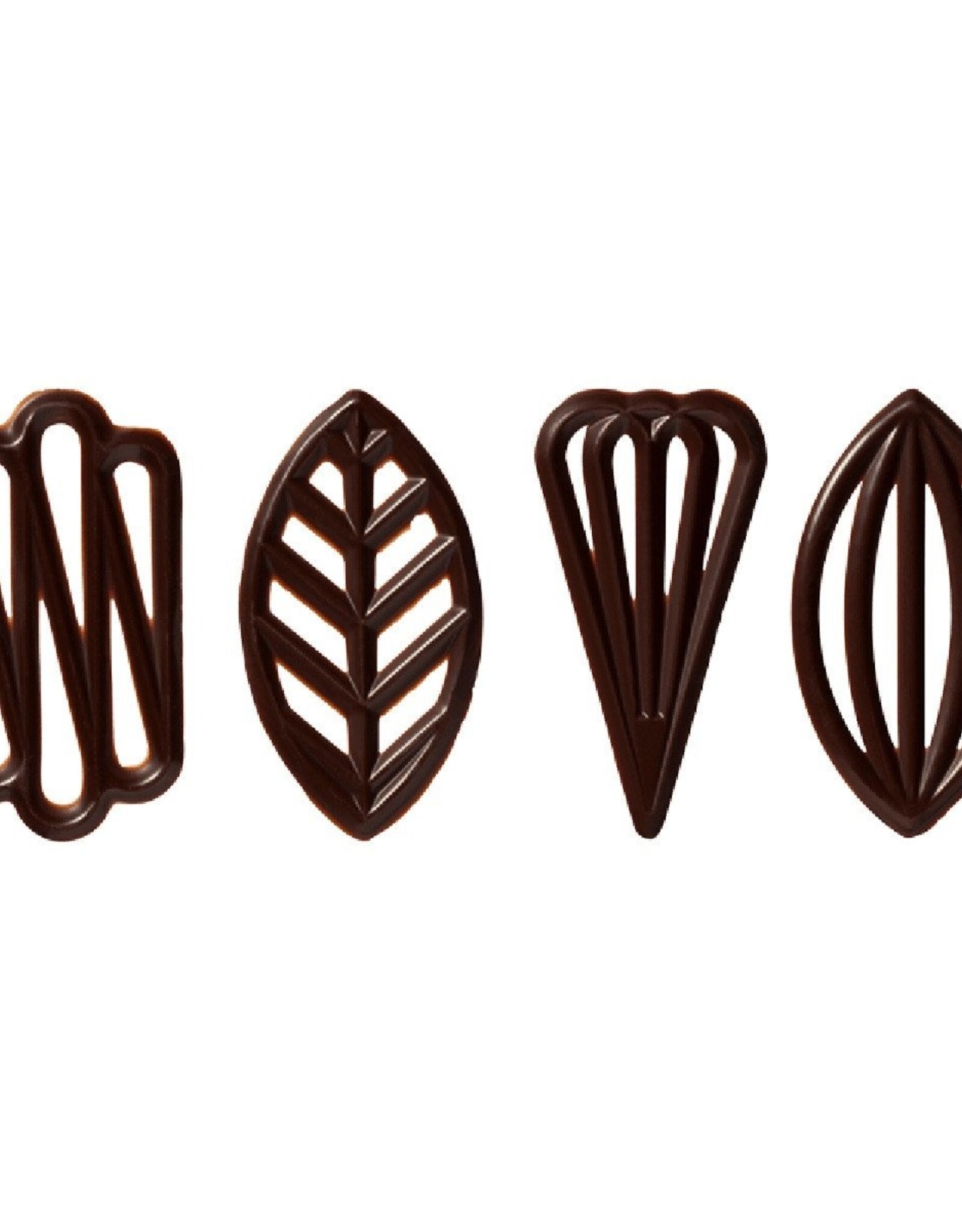 Callebaut Callebaut Chocoladedecoratie Speciaal Decor Ass Puur 280st.