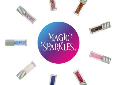 Eetbare glitters en Magic Sparkles