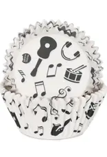 House of Marie House of Marie Baking Cups Music Notes pk/48