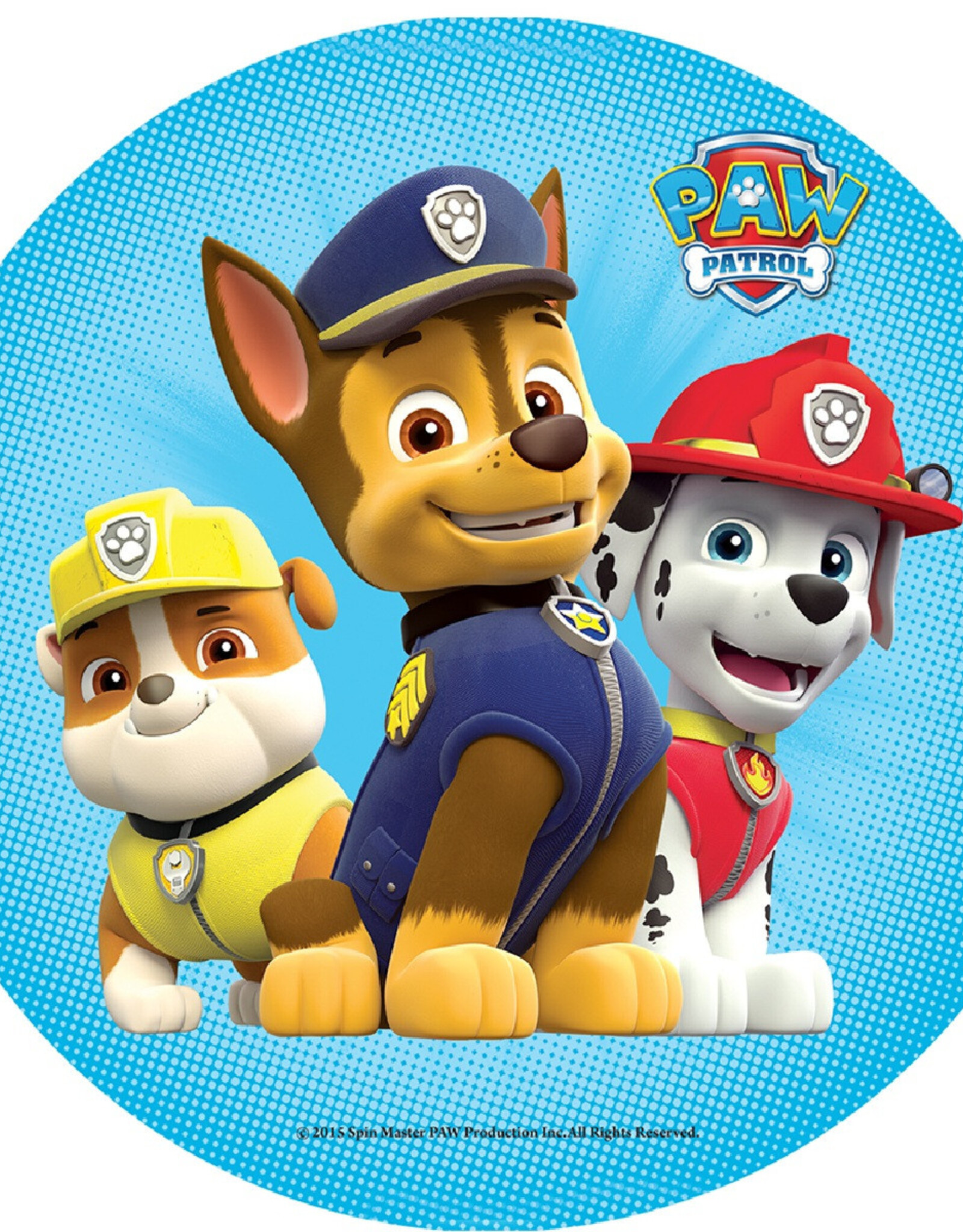 Overig Deco Sheet Paw Patrol Ø20cm