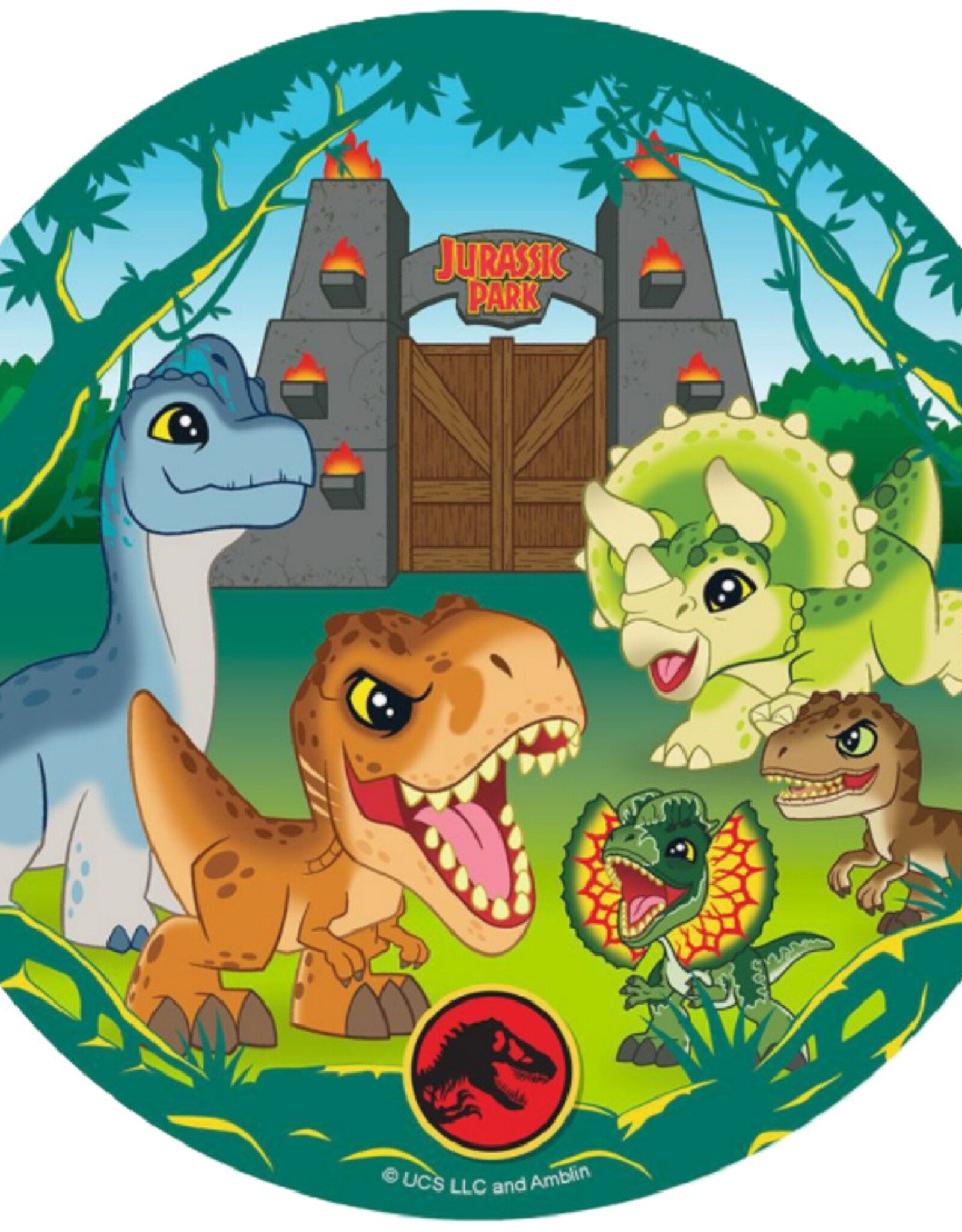 Overig Deco Sheet Jurassic World Ø20cm