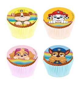 Overig Cupcake Deco Sheet Paw Patrol Ø5,3cm Set/12