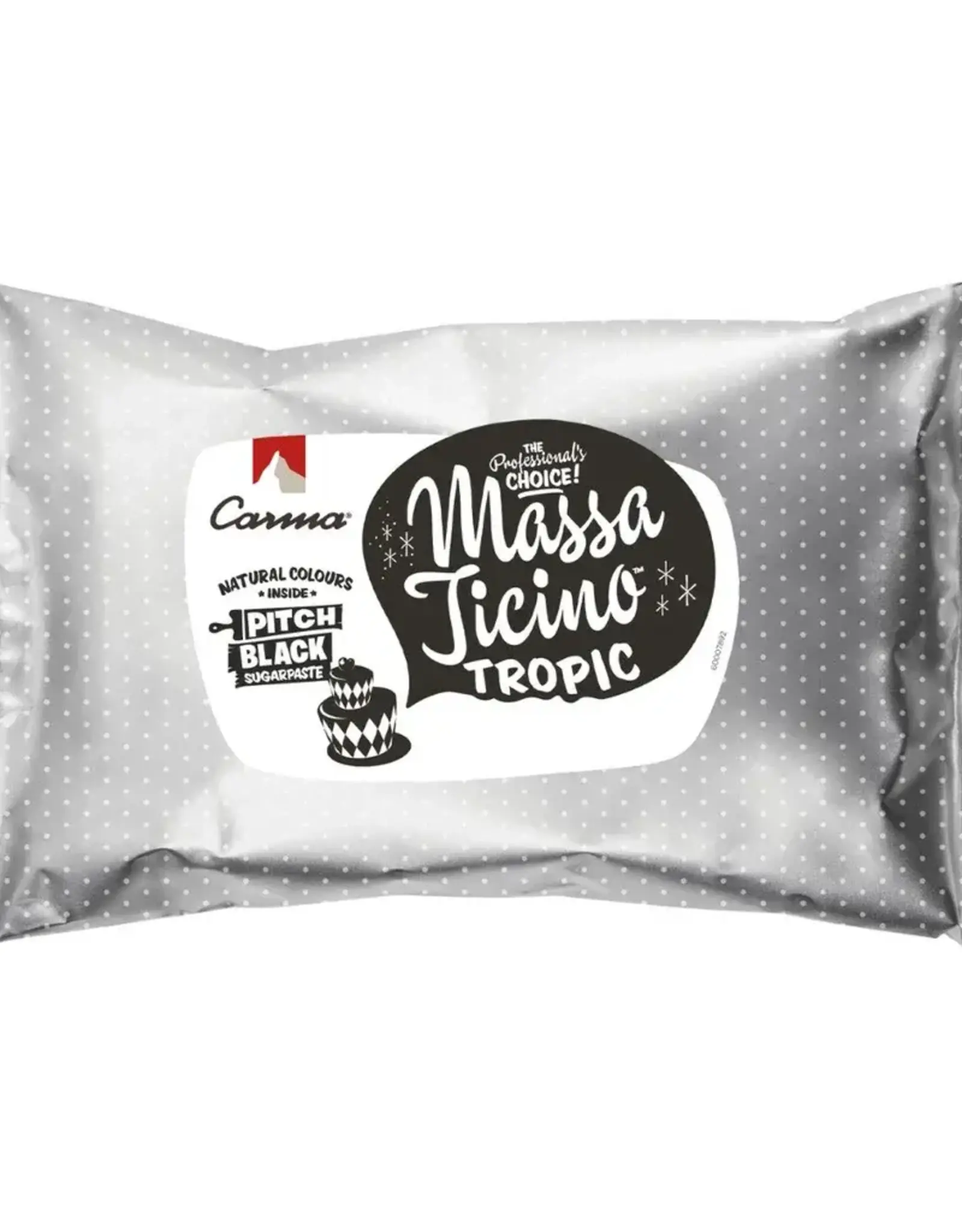 Callebaut Massa Ticino Fondant 1 kg Pikzwart van Callebaut