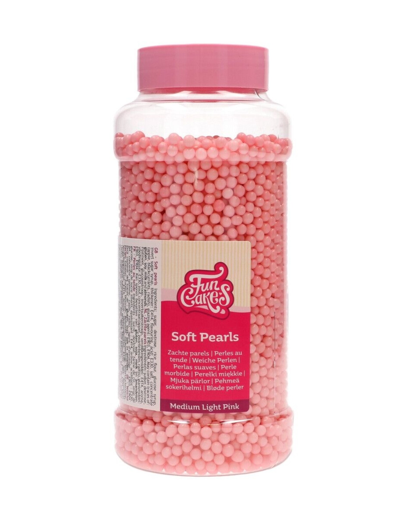 FunCakes FunCakes Soft Pearls 5mm Light Pink 600 g