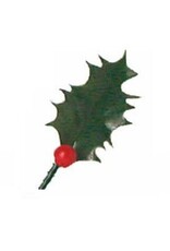 Overig Taartdecoratie Hulstblad met Bes Prikkers 24 stuks