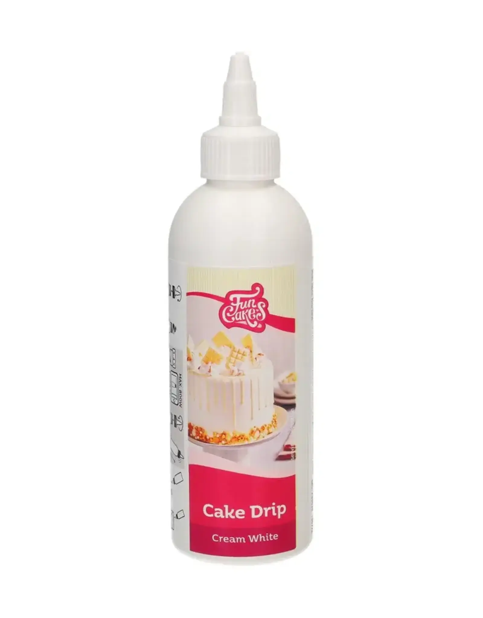 FunCakes FunCakes Cake Drip Crèmewit 180 g