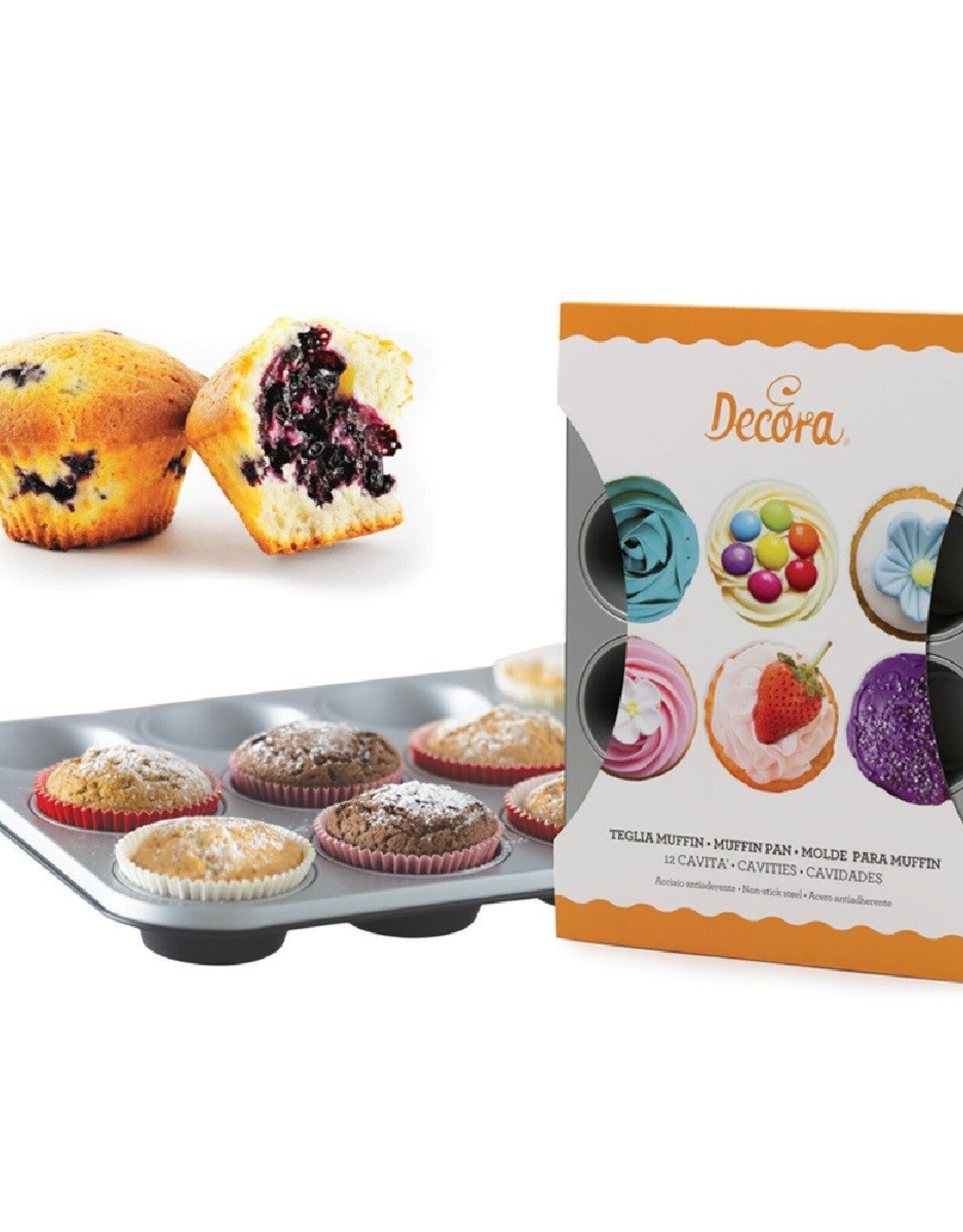 Decora Decora Cupcake en Muffin Pan/12
