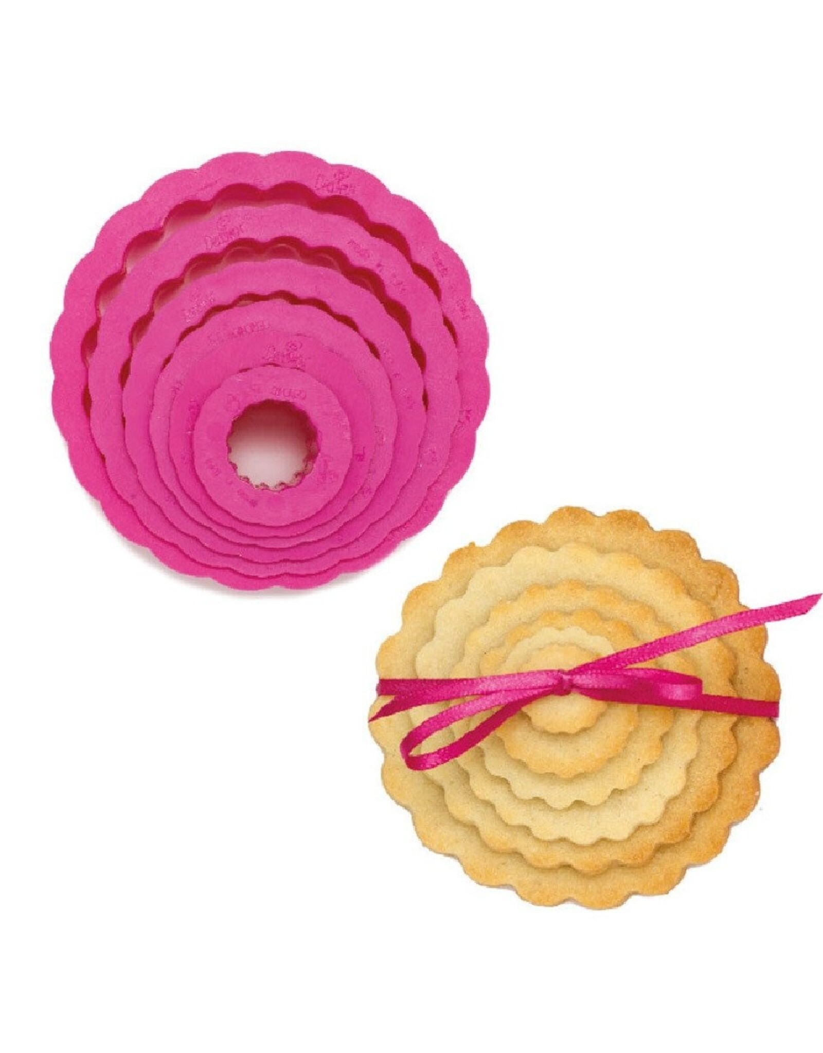 Decora Decora Uitsteker Rond Golvend Set/6