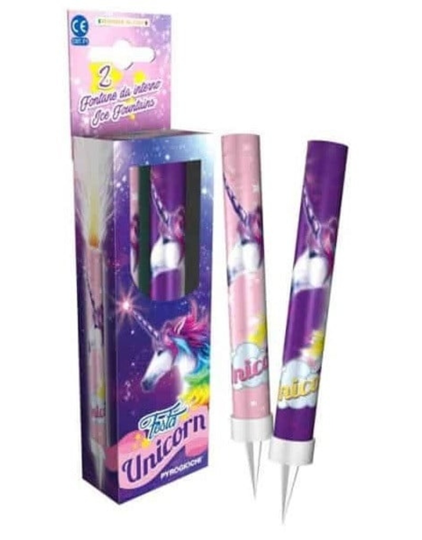 Overig Vuurwerk Feestfontein Unicorn 2st.