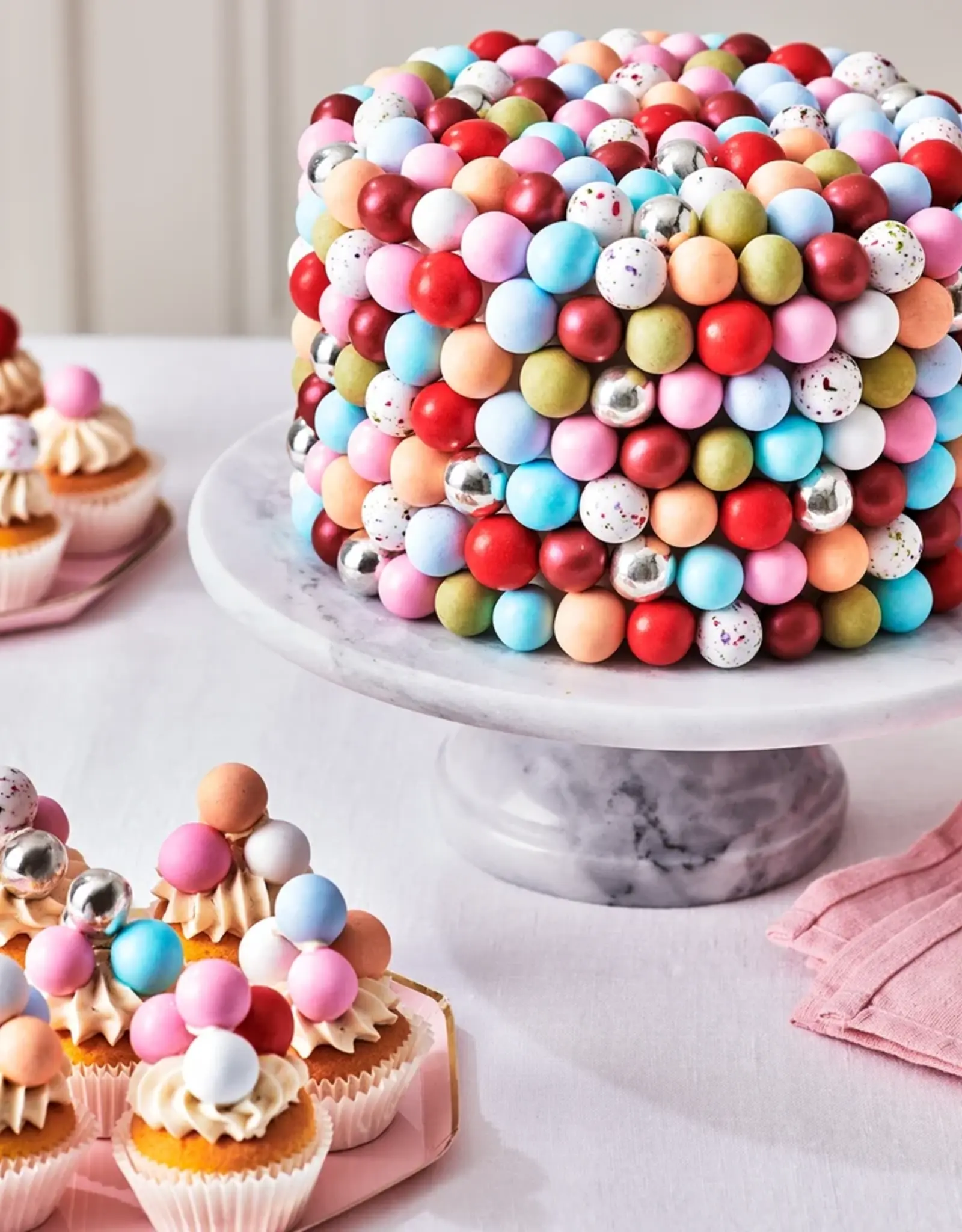 FunCakes FunCakes Choco Crispy Ballen - Holly Jolly