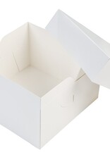 BNC BNC Taartdoos Wit 25x25x15 cm pk/3