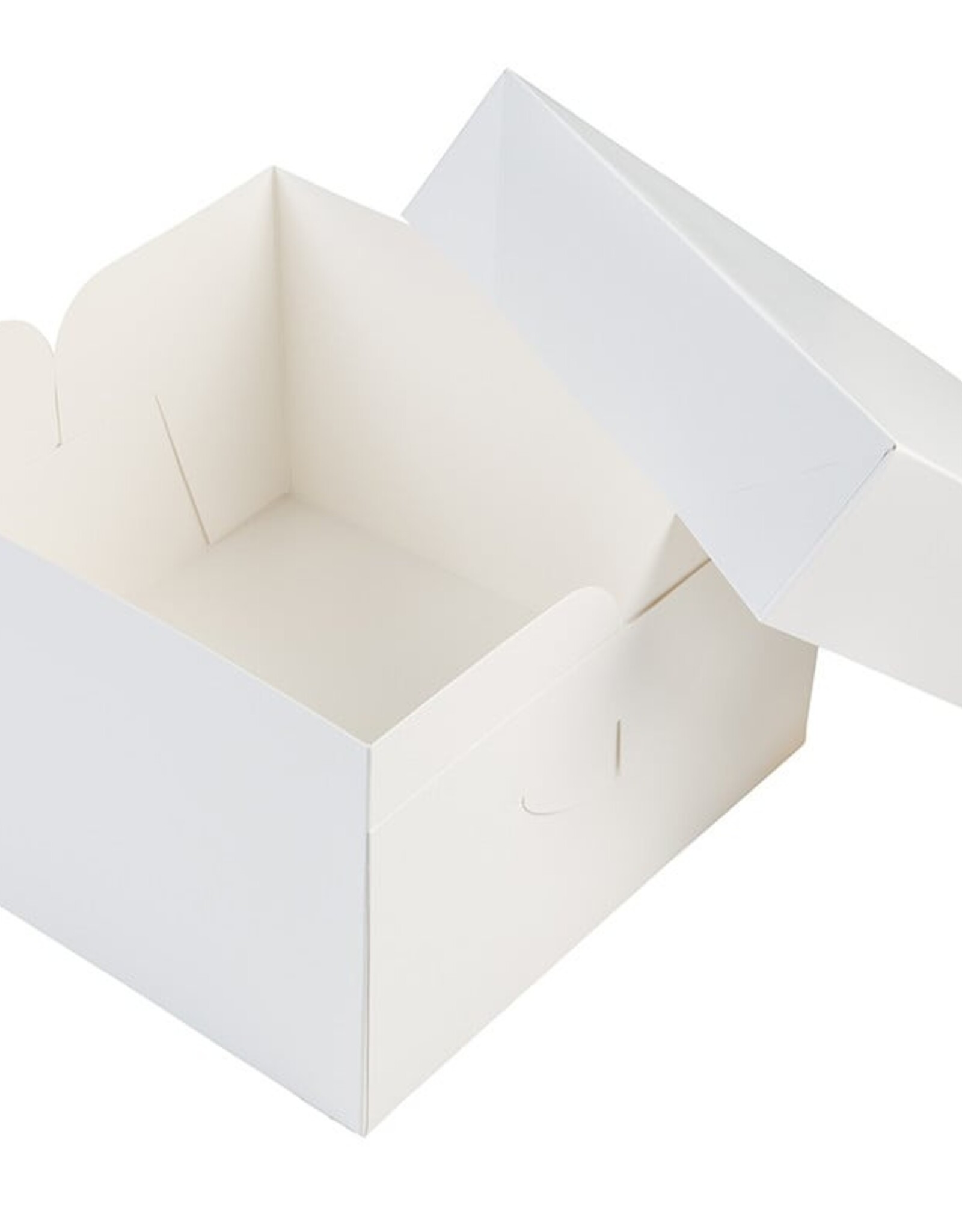 BNC BNC Taartdoos Wit 25x25x15 cm pk/3