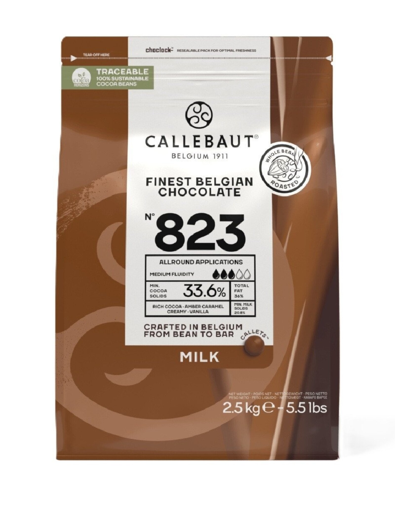Callebaut Callebaut Chocolade Callets -Melk- 2,5 kg