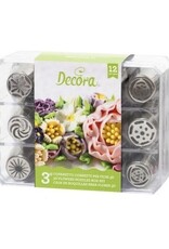 Decora Decora Botercrème Spuitmondjes 3 Set/12