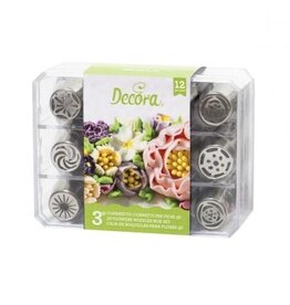 Decora Decora Botercrème Spuitmondjes 3 Set/12