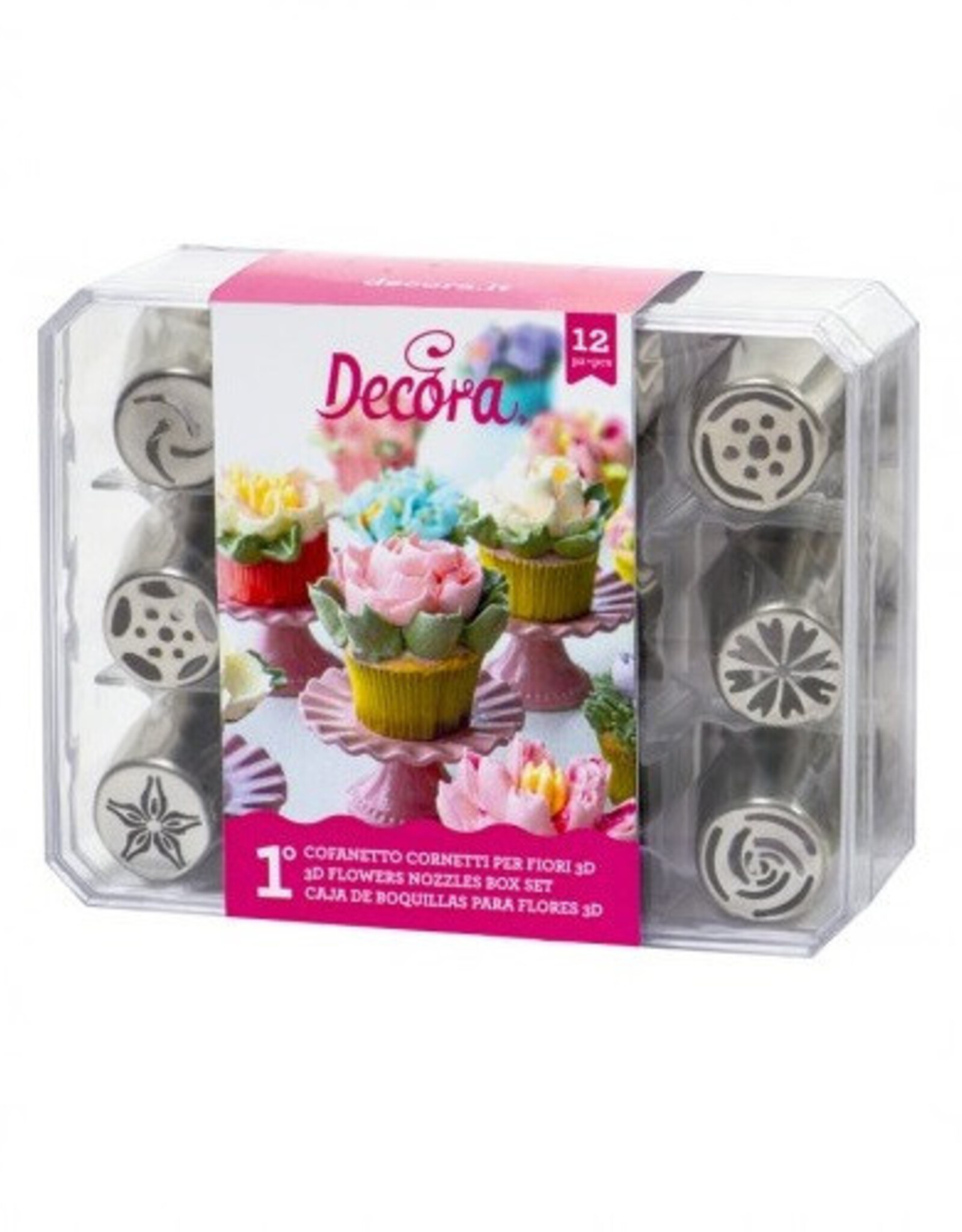 Decora Decora Botercrème Spuitmondjes 1 Set/12