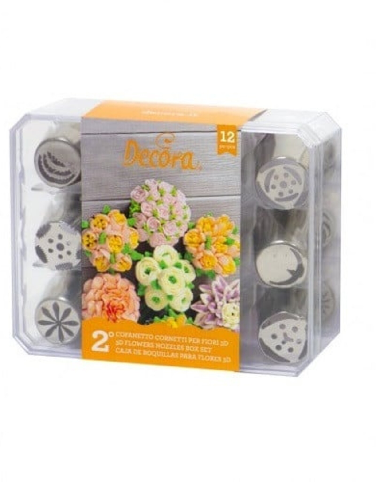Decora Decora Botercrème Spuitmondjes 2 Set/12