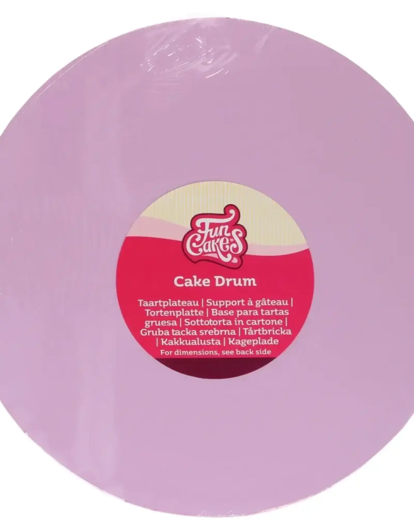 FunCakes Cake Drum Rond Ø 25 cm Pastel Paars