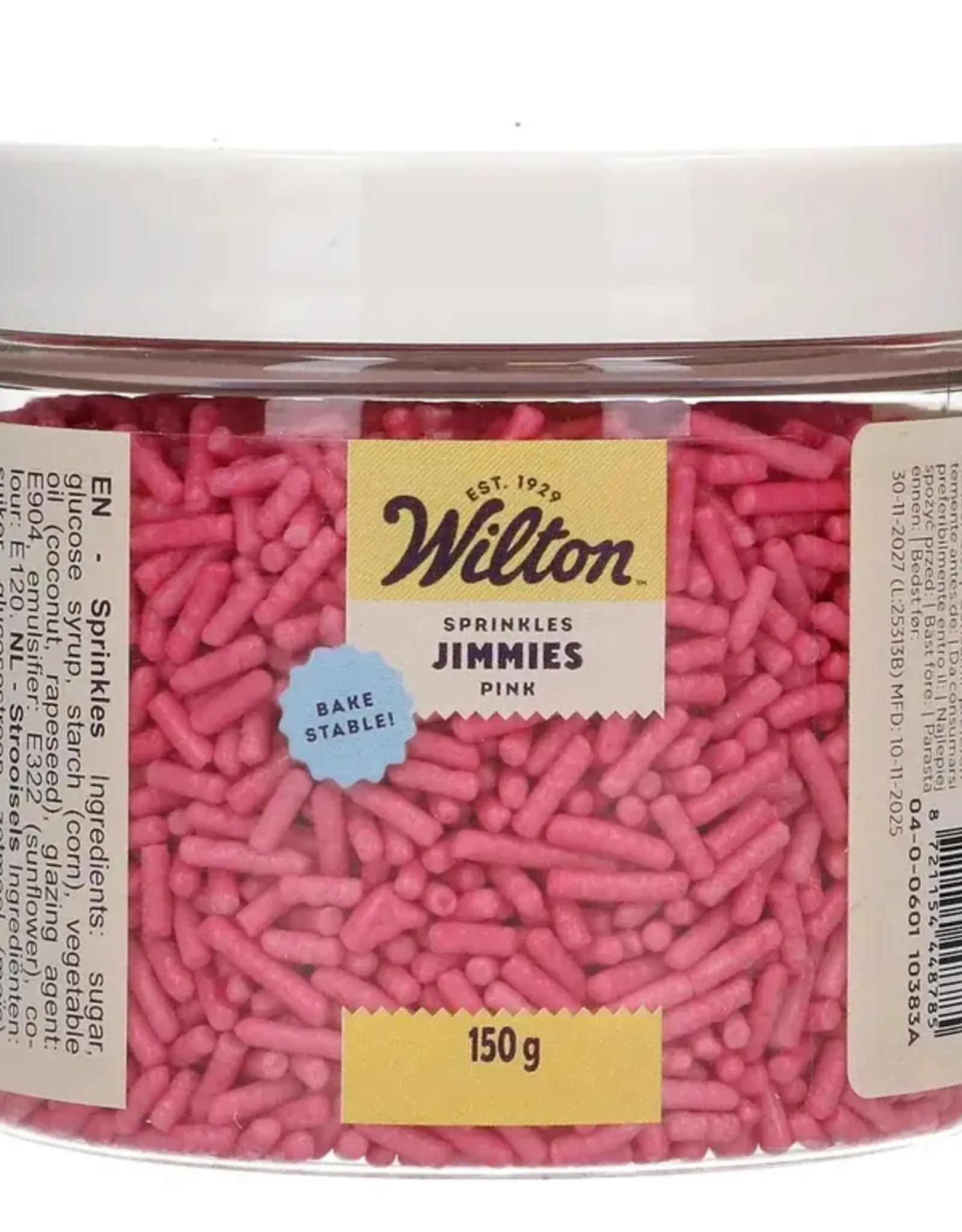 Wilton Wilton Jimmies Roze 150g