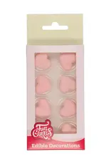 FunCakes FunCakes Suikerdecoratie Hart Roze Set/8