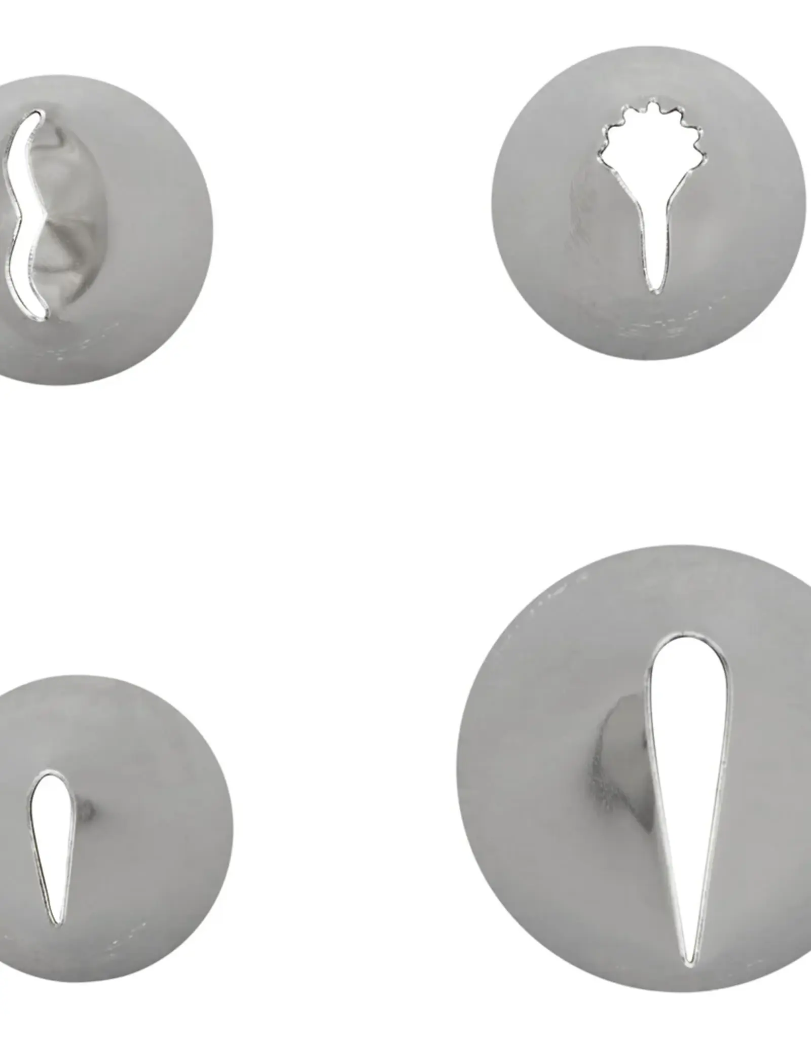 Wilton Wilton Decorating Tip Set Ruffles #86, #100, #102, #125