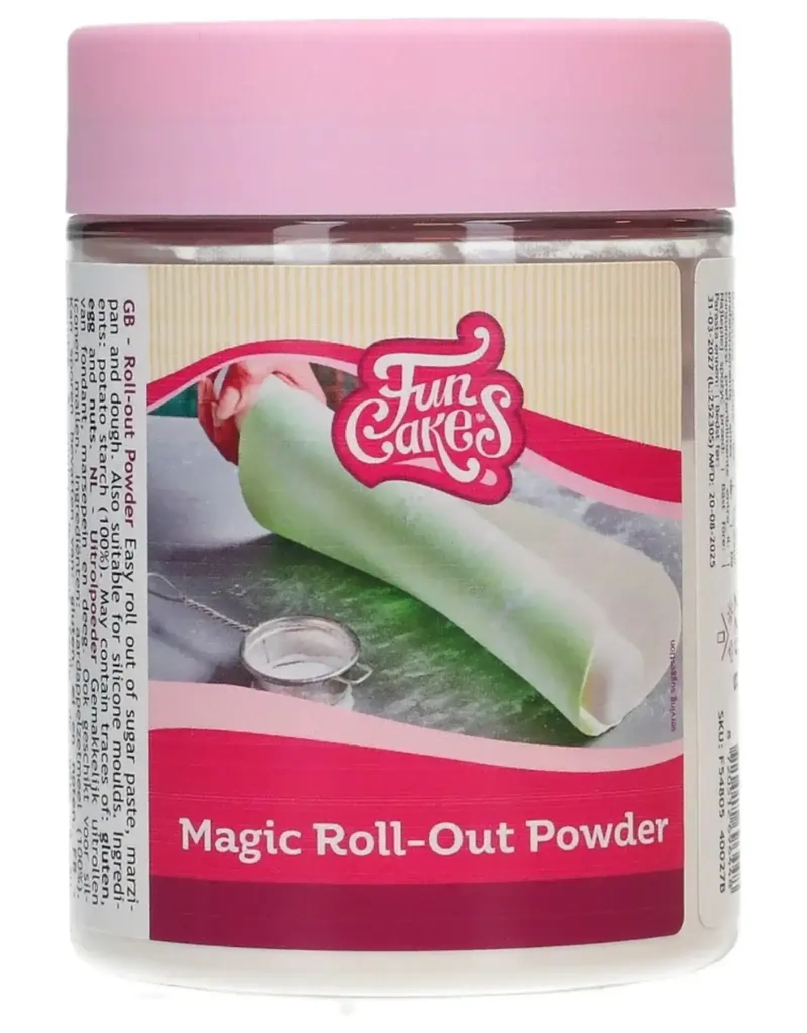 FunCakes FunCakes Magic Roll-Out Powder (Uitrolpoeder) 225g