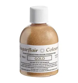 Sugarflair Gekleurde Suiker Goud 100g