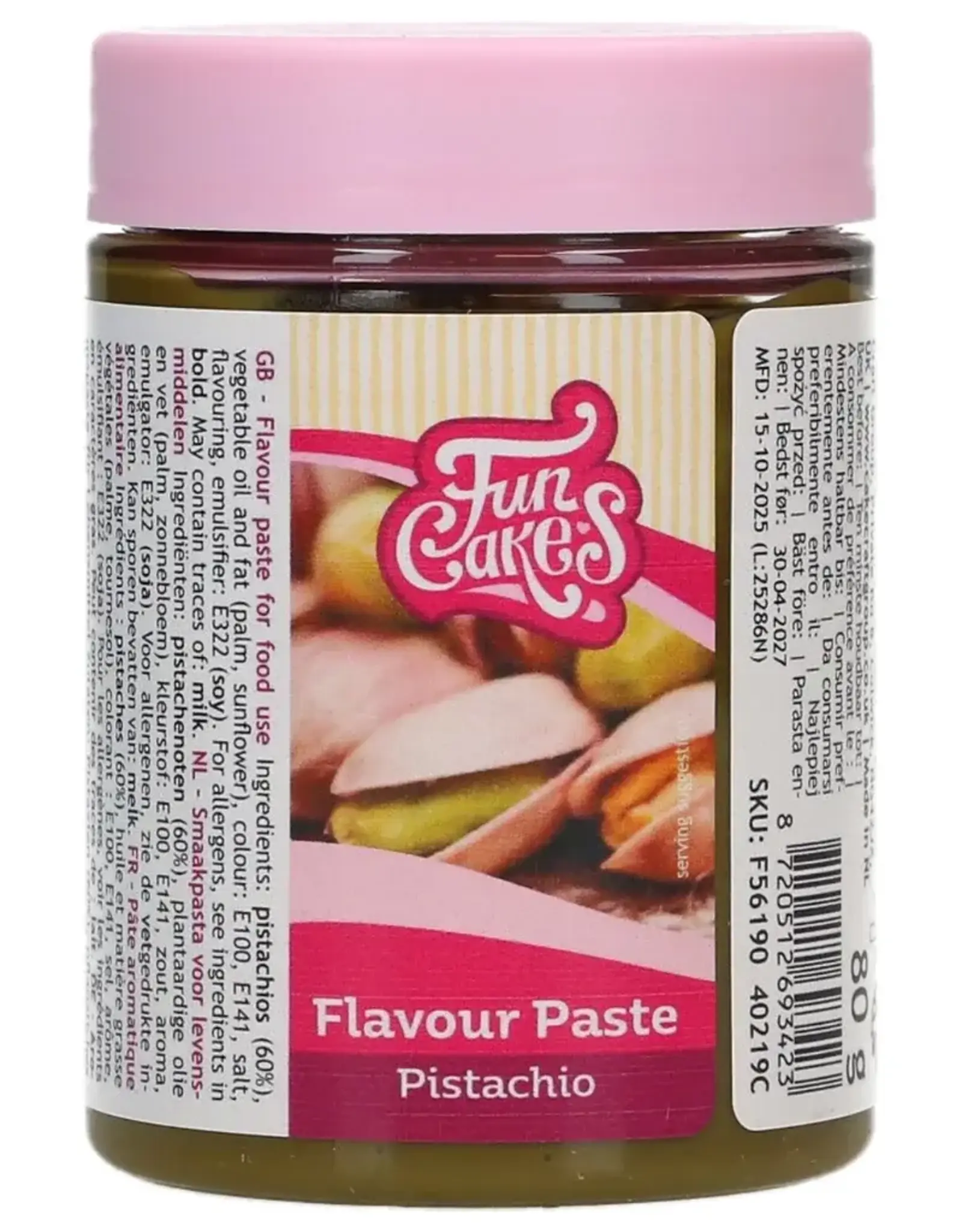 FunCakes FunCakes Smaakpasta Pistache 80 g