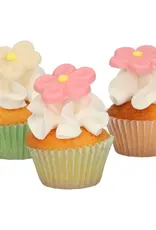 FunCakes FunCakes Fondant Decoraties Madeliefjes Wit Roze set/12