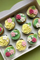 FunCakes FunCakes Fondant Decoraties Madeliefjes Wit Roze set/12