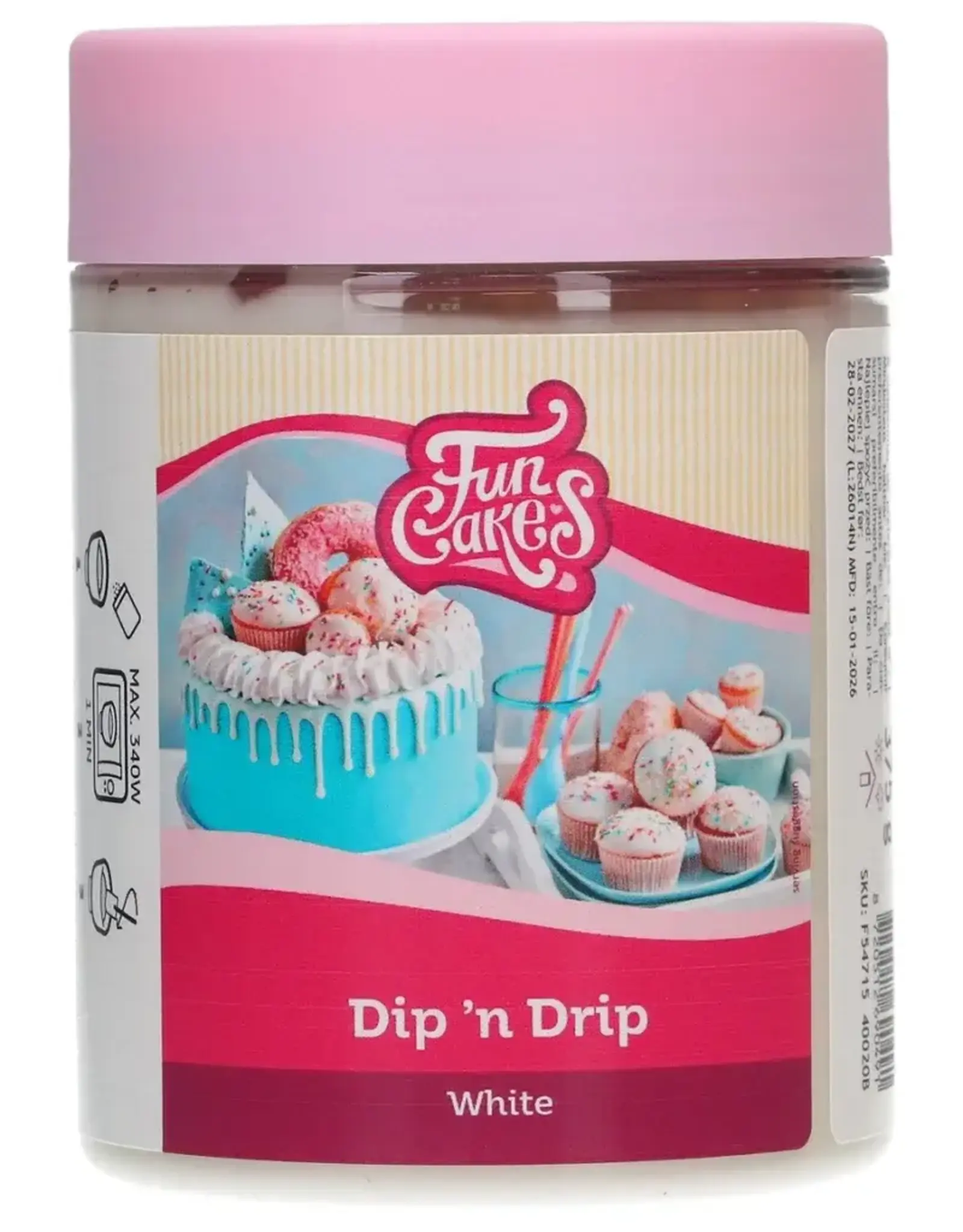 FunCakes FunCakes Dip 'n Drip Wit 375 g