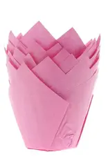 House of Marie House of Marie Muffin Cups Tulp Roze pk/36