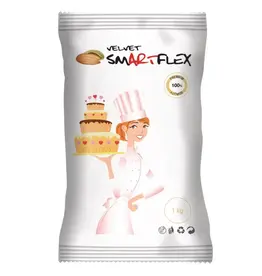Smartflex SmartFlex Fondant Wit Velvet Amandel Smaak 1kg