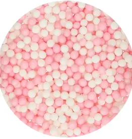 FunCakes Zachte Parels Medium Roze/Wit 60 g
