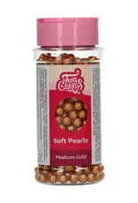 FunCakes FunCakes Zachte Parels Medium Goud 60 g