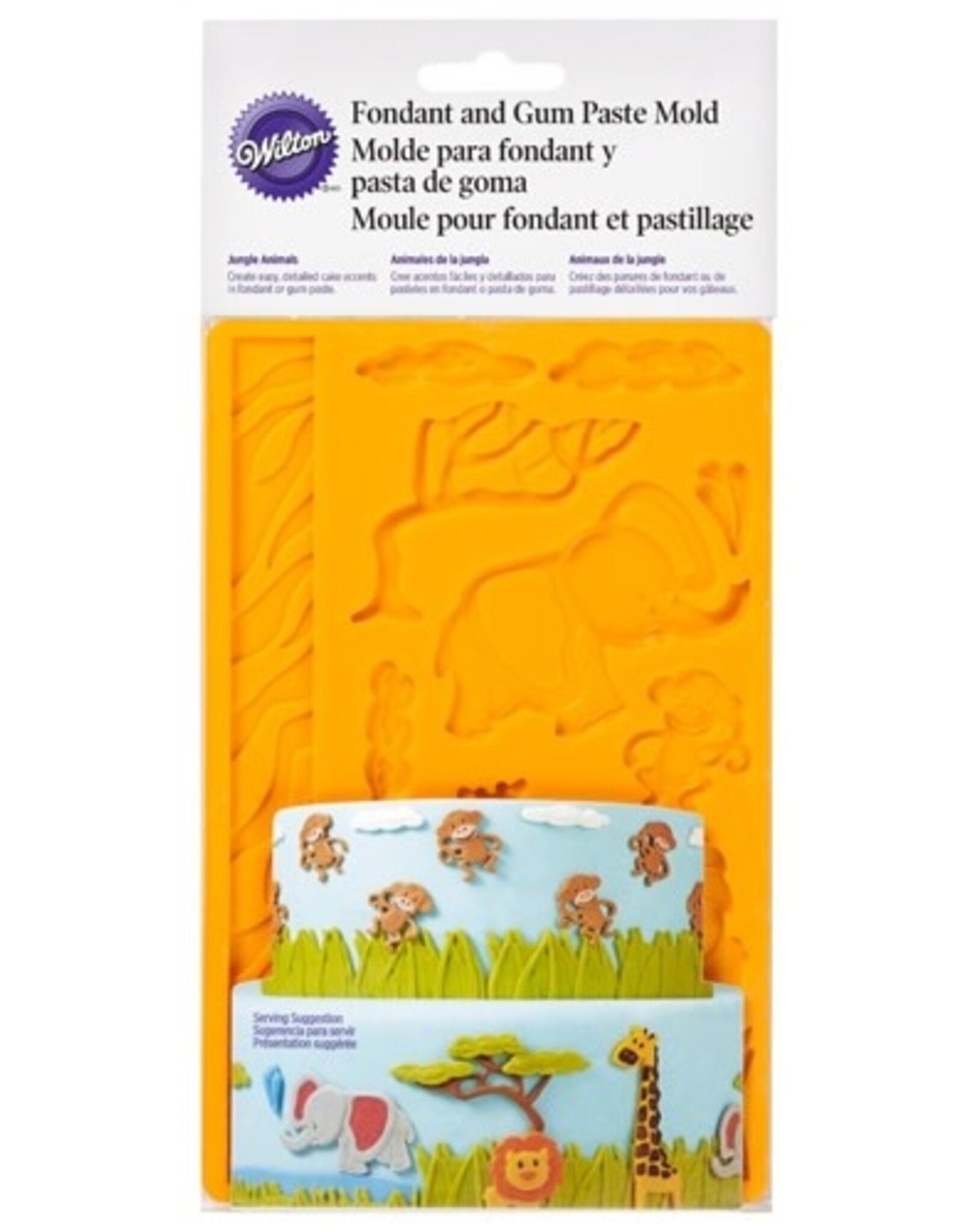 Wilton Wilton Fondant & Gum Paste Mould Jungledieren