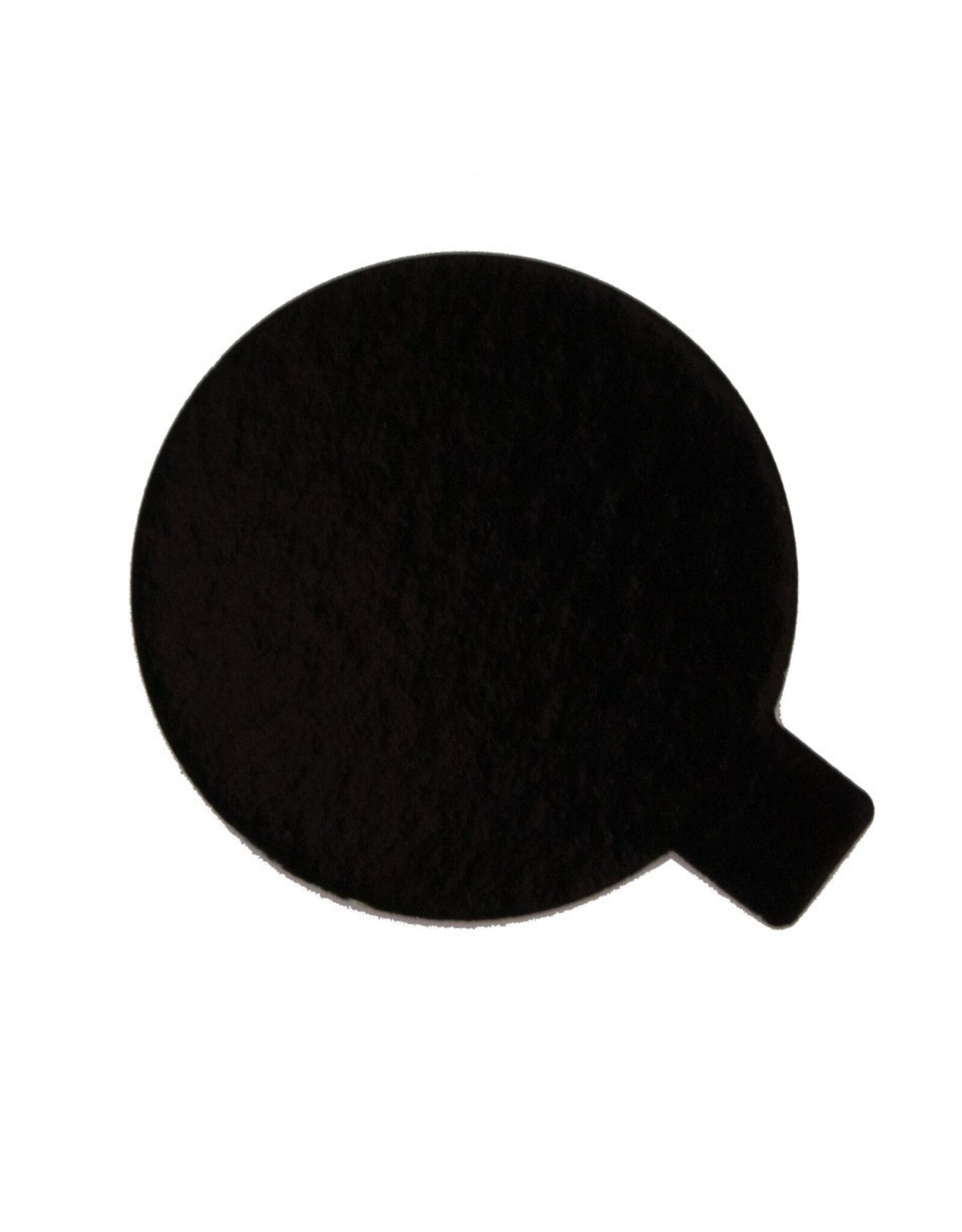 BNC Taartkarton Goud/Zwart met lip Ø8cm pk/25